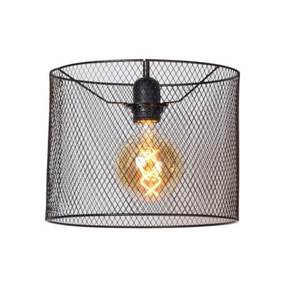 Lucide BASKETT - Lamp shade - Ø 26 cm - Black