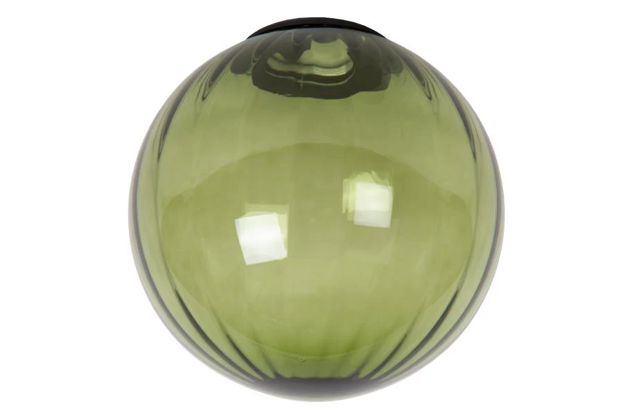 Lucide MONSARAZ - Glass - Green - turned on 3