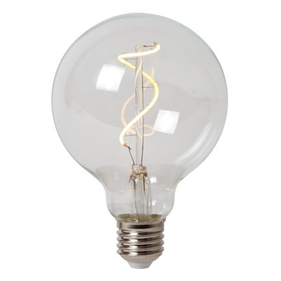 Lucide BULB LOW VOLTAGE - Ampoule filament - Ø 9,5 cm - LED Dim. - E27 - 1x1,5W 2700K - Transparent